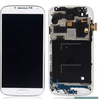 Suitable for samsung samsungs4 original framed mobile phone screen assembly lcd white s4-frame 9505