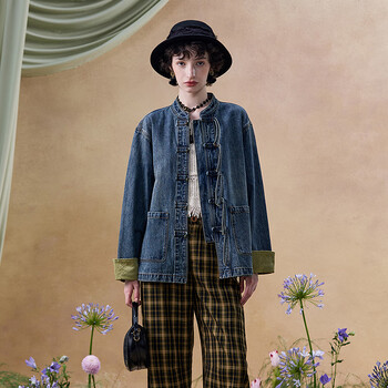 Wancaoyi (wancaoyi) 2026 spring new jacket w10931511 denim blue s