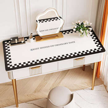 Yusenyi dressing table table mat, high-end nail art table mat, oil-proof and waterproof tablecloth 290 starry sky overture 40x100cm