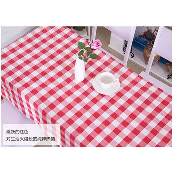 Yusenyi red, white, green and white plaid tablecloth restaurant tablecloth coffee table fresh dessert table layout internet celebrity tablecloth red square tablecloth 60x60cm