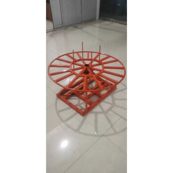Hydraulic oil pipe rack hose rack high pressure oil pipe tray pipe rack six-layer rotatable rotating iron plate removable single-layer pallet red