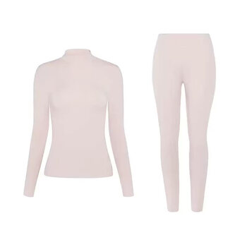 Triumph official flagship turtleneck simple, comfortable and seamless high-elastic women's thermal performance suit hs00033 skin color m _160