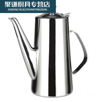 Tuojin stainless steel cold kettle thickened commercial hotel hotel tea kettle plus soup kettle cold kettle restaurant tea kettle short mouth cold kettle short mouth 2l