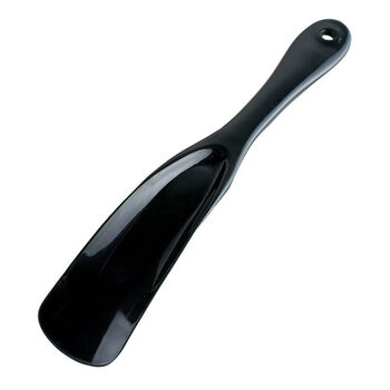 Shantou lincun short handle shoehorn shoehorn small long handle household shoe lift portable plastic children's shoe pick small shoe artifact black