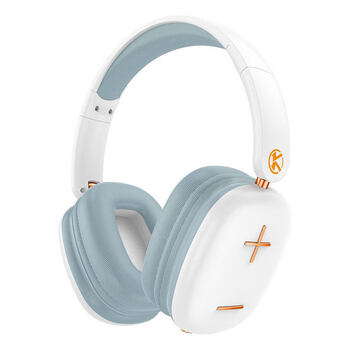 Shallow long battery life bluetooth headset head-mounted noise reduction sports all-inclusive headset student game music heavy bass foldable blue 40mm large speaker + foldable + full ear + telescopic arm simple version