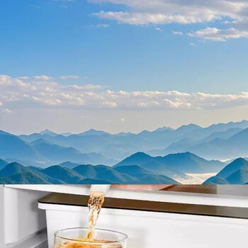 Yusenyi cold kettle with faucet, refrigerator cold water bucket container, fruit tea bucket open and close valve, plastic household lemonade bottle, food grade material white cold kettle (1 piece) with own faucet 1ml