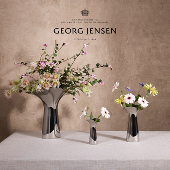 Georg jensen george jensen george jensen wedding gift bloom flower vase living room dining table nordic ornaments gift gift box medium size