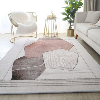 Fantasy imitation cashmere living room carpet large area room bedroom bedside floor mat nordic home sofa coffee table blanket wavelet imitation cashmere memories 4 120x160 cm encrypted version
