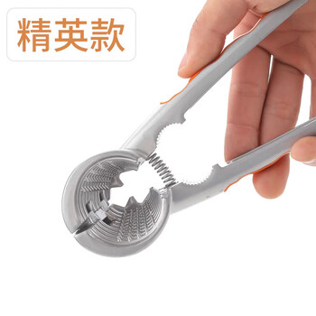 Tuojin walnut clip, household walnut peeling tool, walnut artifact, dried fruit, hazelnut clip, shell-breaking pliers, aluminum alloy elite red handle clip