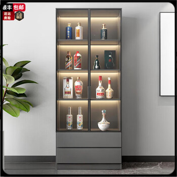 The layout is like a simple wine cabinet, living room, glass multi-functional collection cabinet, wall-mounted integrated household light luxury storage rack. other sizes and colors can be customized. contact customer service.