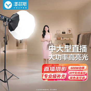 Yangfeisi ys19 professional live broadcast fill light, always bright led shooting light, spherical soft light box 600w large 600w soft light ball single light type live broadcast