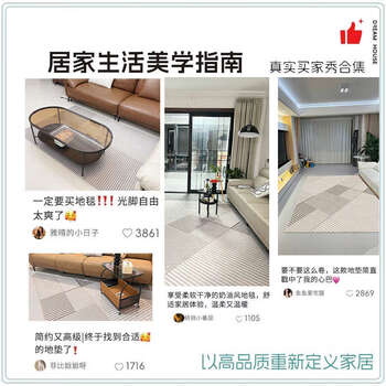 Yusenyi carpet living room washable and wipeable high-end sofa floor mat bedroom door bedside blanket home +1094 thickened 80x120cm factory direct sales quality assurance