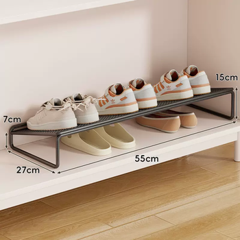 Yusenyi shoe rack shoe cabinet layered partition baby and children's special shoe rack cabinet shoe holder home space-saving artifact black large