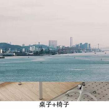 Yusenyi sleeping desk bar table simple table room length computer table desk home study desk makeup table white rounded corner table-chair 140x70x74cm