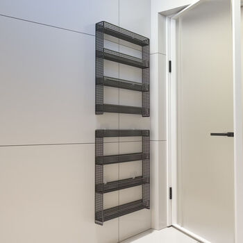 Fantasy narrow slit storage rack household narrow door rear storage rack bathroom wall toiletry rack toilet storage no punching second layer white 40cm can be wall-mounted / floor-standing