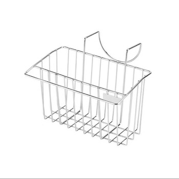 Yusenyi stainless steel hanging basket washing basin for cosmetics shower gel and toiletries drain storage rack sink hanging basket type a 304 stainless steel