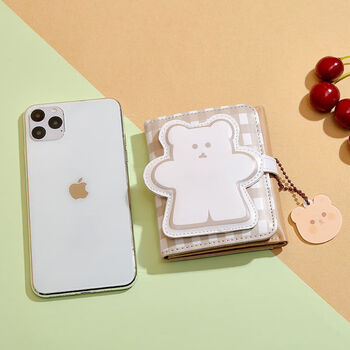 Jiayin style wallet women's short cute student cute coin purse magnetic buckle pu material soft leather texture wallet