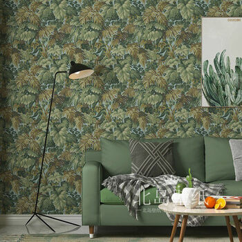 Pupan american retro small flower wall cloth french style living room bedroom background wall cloth designer customized xiaohongshu seamless wall cloth 5 styles high-end light luxury silk cloth/square