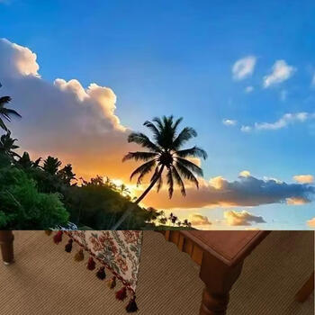 Yusen yi american country style european retro cotton and linen long sideboard tassel cover coffee table table runner decoration huayun 30x240cm with tassels