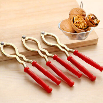 Sanqihu stainless steel walnut clamp hickory nut clamp walnut pliers nut clamp peeling hazelnut clamp nut cracker sheller 1 piece