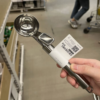 Ikea stainless steel ice cream scoop scooping watermelon ball separator idilis scooping balls ikea stainless steel ice cream scoop scooping watermelon ball separator edillis scooping balls