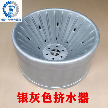 Old-fashioned washing mop water squeezer hand-pressed cleaning mop water squeezer truck bucket floor mop wringer press dry bucket basket silver gray water squeezer