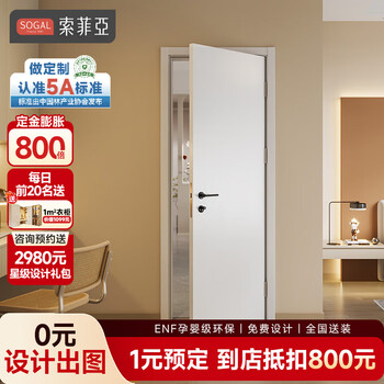 Sophia wooden door bedroom door interior door kitchen door bathroom door partition concierge door set door solid wood composite paint-free door customized gold, please contact customer service for details