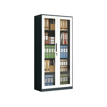 Xcboaothe filing cabinet color-coated glass double counter