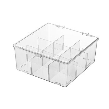 Nadbik acrylic transparent storage box 23*24*11cm