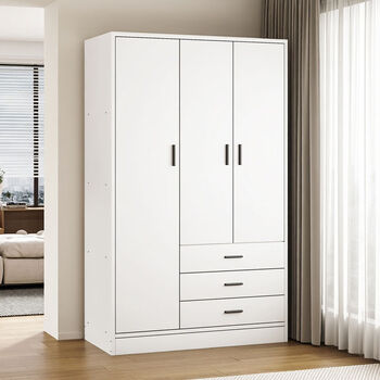 Yong huan wardrobe rental sturdy and durable assembled bedroom wall-in-one locker clothes wardrobe two doors 60 width single wardrobe door-to-door delivery 2 doors or more