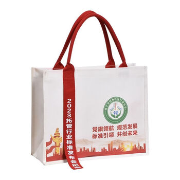 Ye yu three-dimensional canvas bag custom printed logo advertising exhibition handbag film waterproof business canvas bag custom made take a sample take a sample - no refunds
