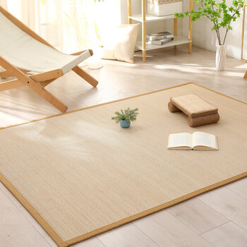 Fantasy japanese tatami mat rattan bamboo carpet living room bedroom bedside straw mat floor mat bay window mat window sill mat original color 2.5 cm thick 180x360cm
