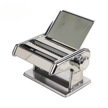 Tuojin german imported quality shandong manual noodle machine mt-5 household stainless steel noodle machine with tray combination mt-5 two knives with tray