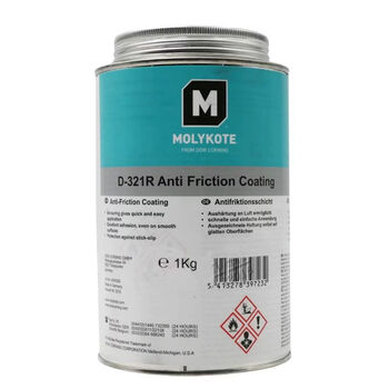 Molykote d-321r quick-drying anti-friction coating lubricant spray d321r 1kg one barrel