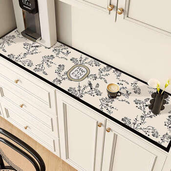 Fantasy sideboard table mat, no-wash shoe cabinet mat, tablecloth can be cut, fanyin 03, customizable, wipeable, no-wash leather (contact customer service)