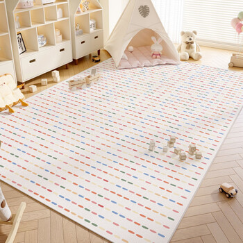 Yusenyi living room carpet dopamine children's room bedroom water-absorbent soft scrubable bedside blanket dopamine thread 80cm*120cm