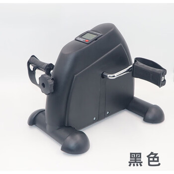 He jiagong mini folding bicycle home mini exercise bike folding leg trainer factory direct sales mini exercise bike - black