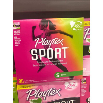 Diwei playtex tampons 36 pieces for sports and swimming, super large flow, 36 pieces, others