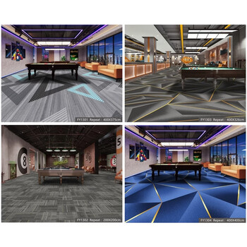 Wing fantasy hotel billiard hall special carpet office commercial sound insulation fireproof b1 flame retardant corridor corridor large area full carpet fy1301 series store manager recommended 1000g nylon/polyester
