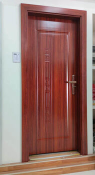 Pupan bedroom door interior door room door modern simple set door study door thickened moisture-proof 650 style 88*205*13 inner opening left lock