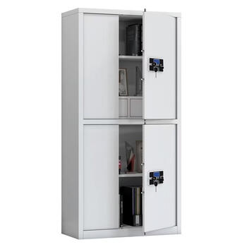 Myers my-ts01 double-section electronic password lock safe with drawer 900 420 1850mm gray white 1 set