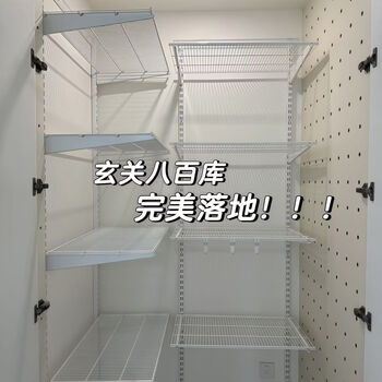 Wings wardrobe 800 wall wall shelves storage room entrance storage goods adjustable rack custom x