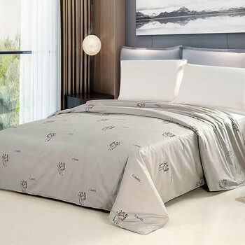 Sanqihu 100% pure cotton anti-drill velvet duvet cover duvet fleece wool quilt ran camel hair quilt shedding cotton liner cover camel (pure cotton) 220x240cm