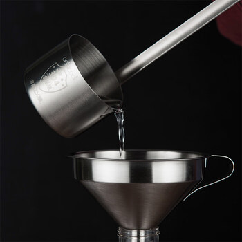 Onlycook food grade 304 stainless steel refueling funnel household wine grape kitchen wine spoon oil spoon small funnel