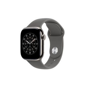 Apple/apple watch s11 smart watch gps+ cellular model 42mm primary color titanium case slate gray sports strap s/m mf9n4ch/b