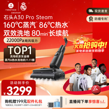 Roborock a30pro home floor scrubber intelligent suction and mopping all-in-one sweeping wireless electric mop handheld vacuum cleaner ultra-thin 180 flat lay 0 tangle a30 pro steam