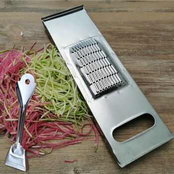 Cucumber grater, stainless steel grater, potato grater, melon grater, household radish grater, stainless steel grater, fine grater, free peeling