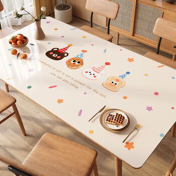 Fantasy tablecloth disposable dining table mat coffee table mat table mat soft glass 583 candy hair ball 60x120cm gold thickness comfortable touch