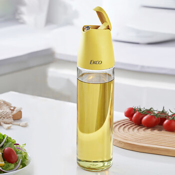 Corning self-opening glass oil pot 500ml kitchen household oil bottle is not easy to hang oil soy sauce vinegar wine bottle oil pouring artifact