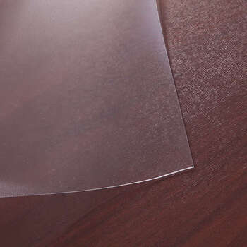 Yusenyi transparent crystal plate soft glass tablecloth odorless frosted plastic waterproof, oil-proof and scalding coffee table table mat upgraded frosted 1.5mm 80x135cm